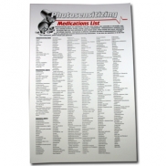 Medication Tanning List